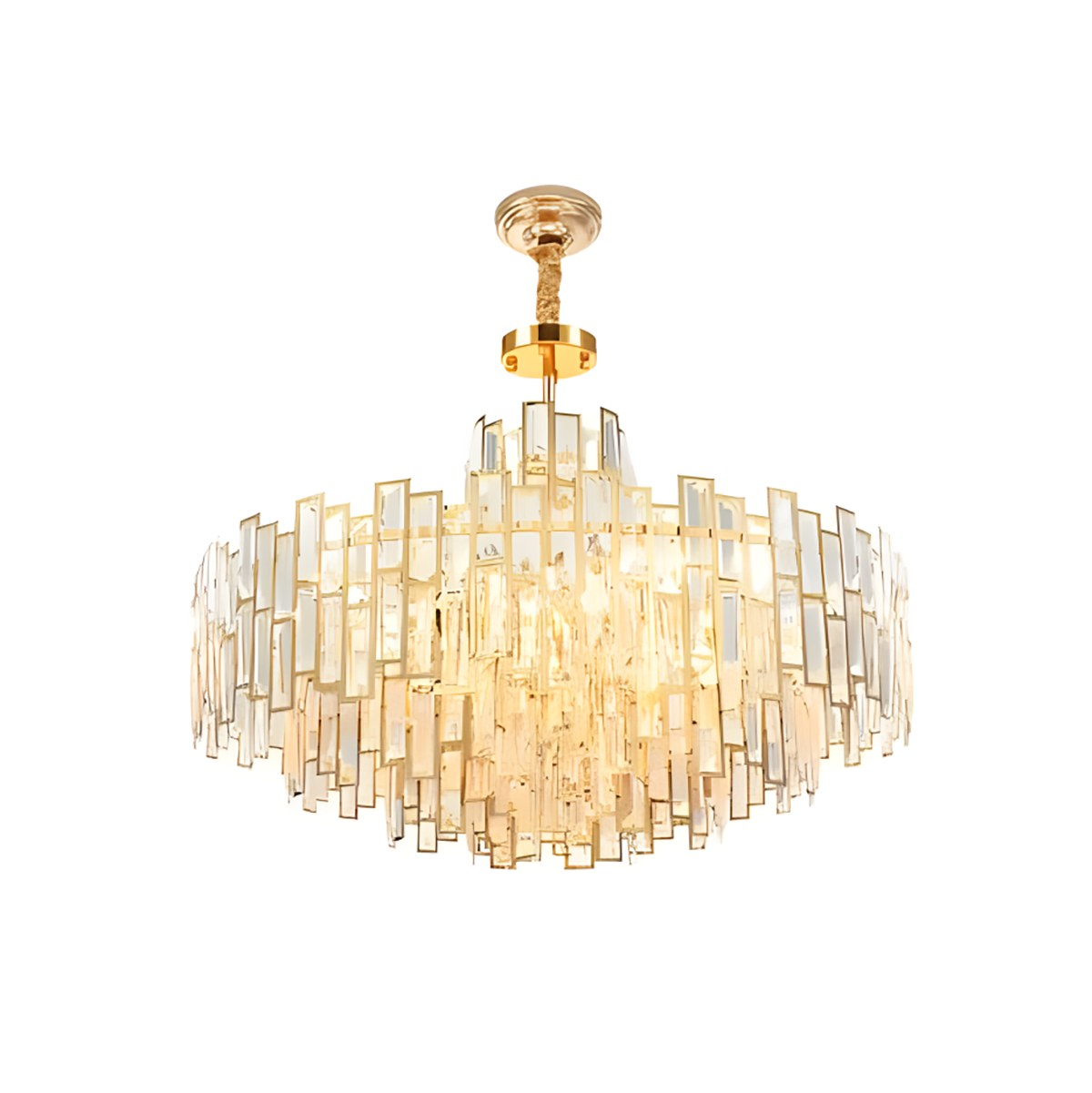 flairel Lucienne Crystal Chandelier for Living Room