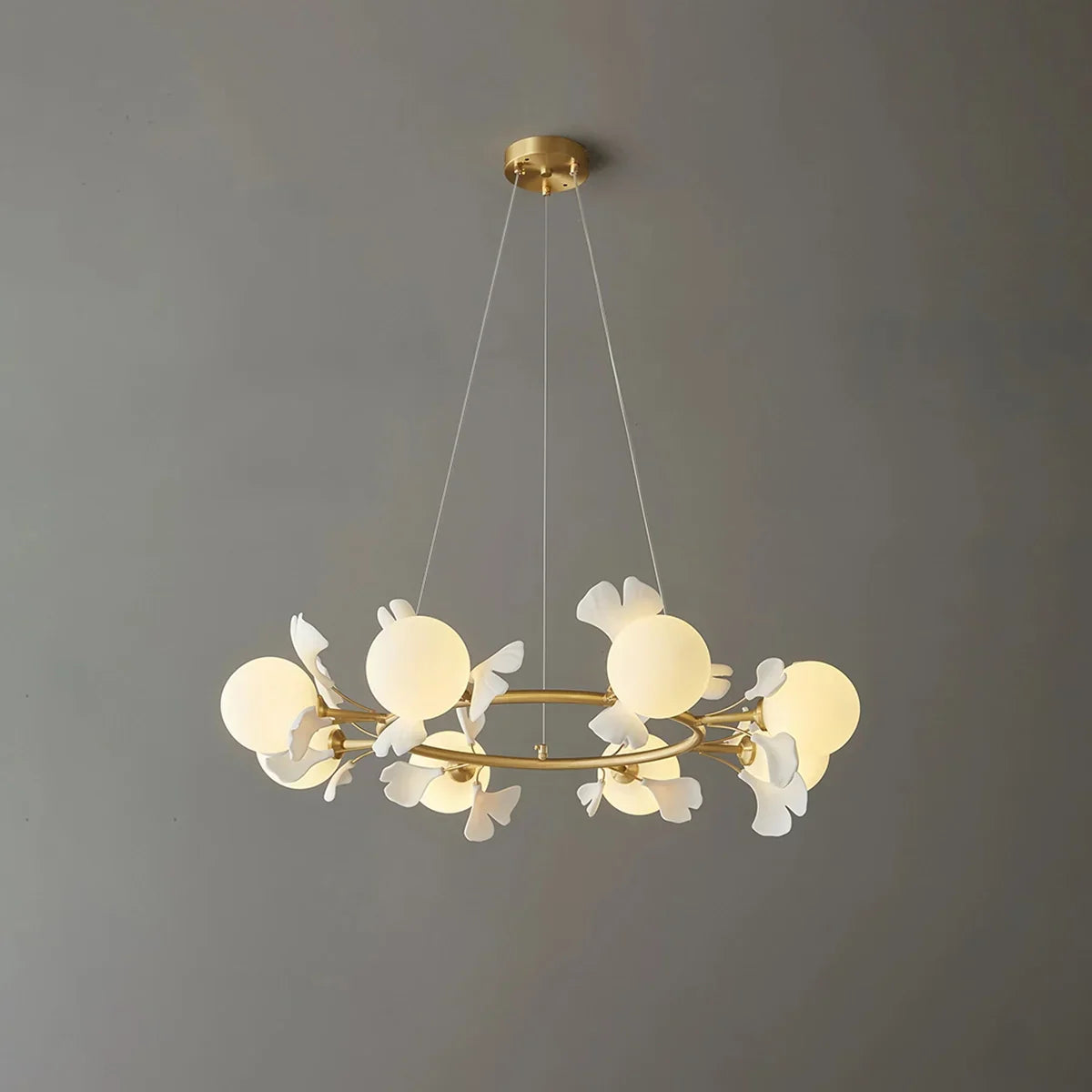 flairel Evander Ginkgo Chandelier for Dining Area