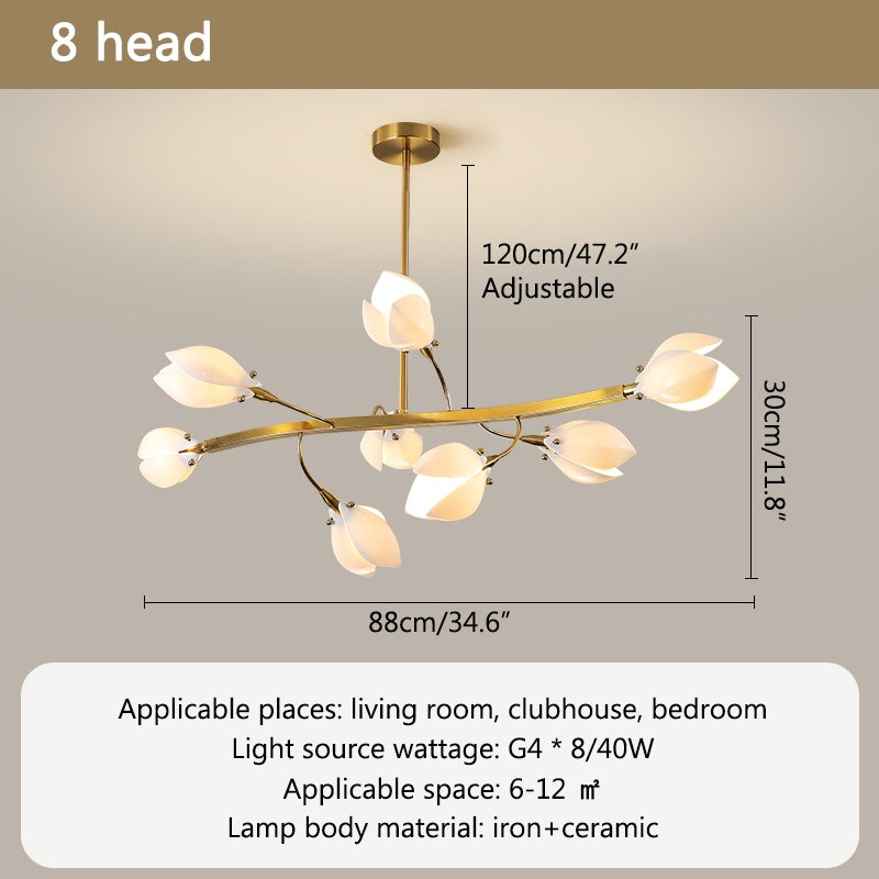 flairel Ceramics Magnolia Chandelier