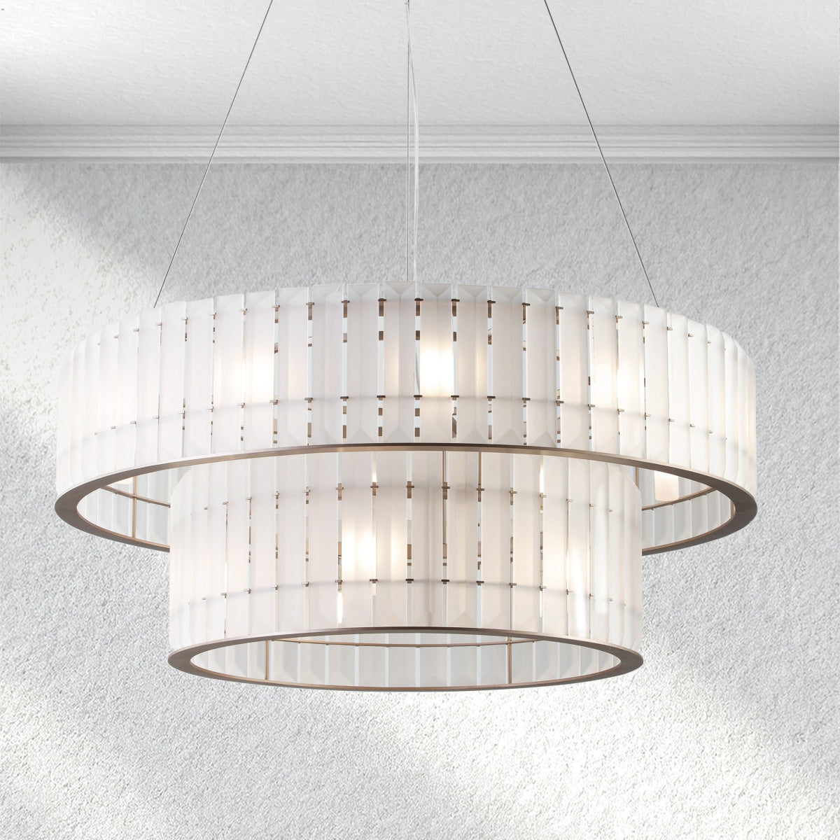 flairel Parallel Round Chandelier