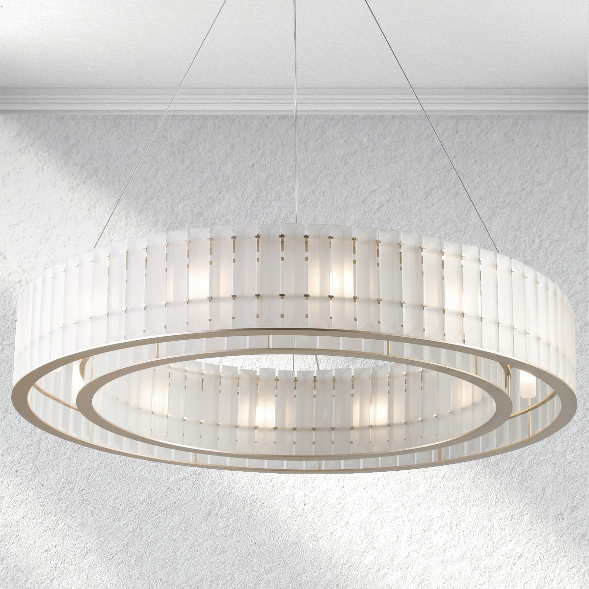 flairel Parallel Round Chandelier