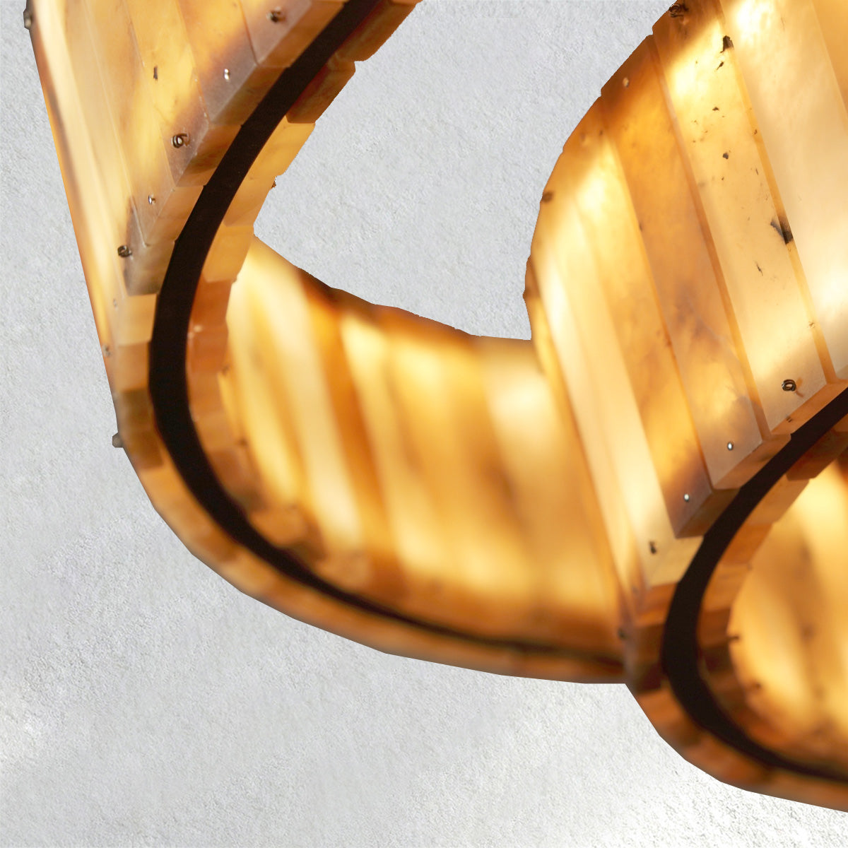 flairel Eterna Alabaster Round Chandelier