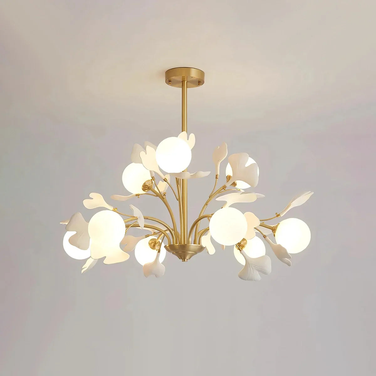 flairel Thalassa Ginkgo Chandelier for Living Room