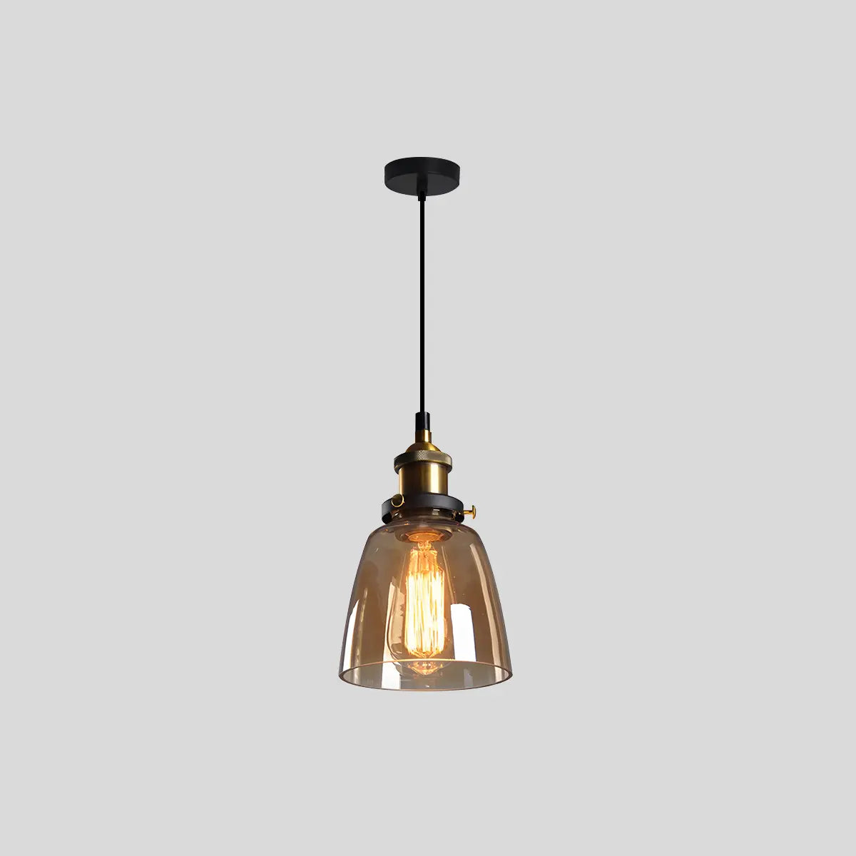 flairel Mabel Glass Pendant Light for Kitchen Island