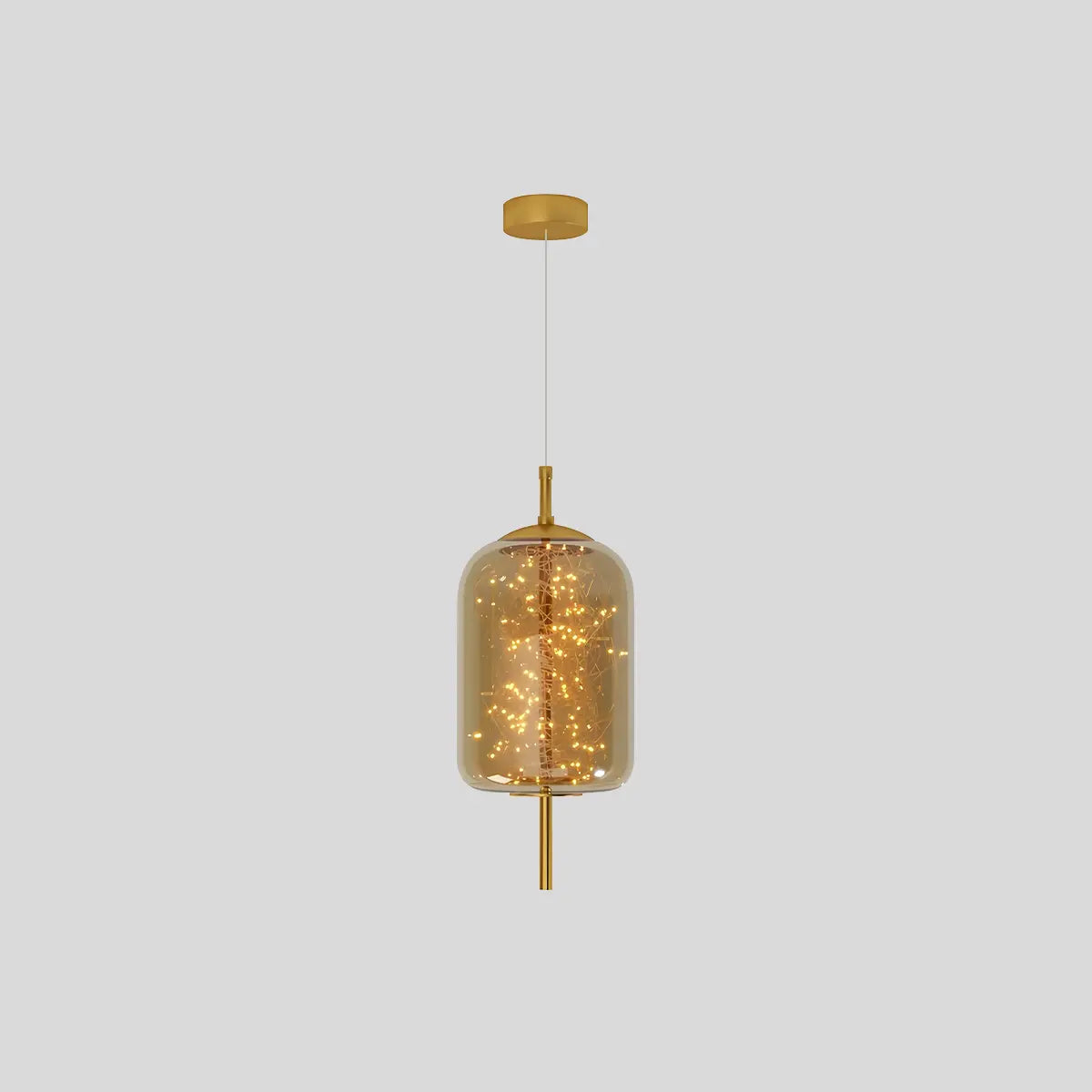 flairel Twirl Modern Pendant Light for Bedroom