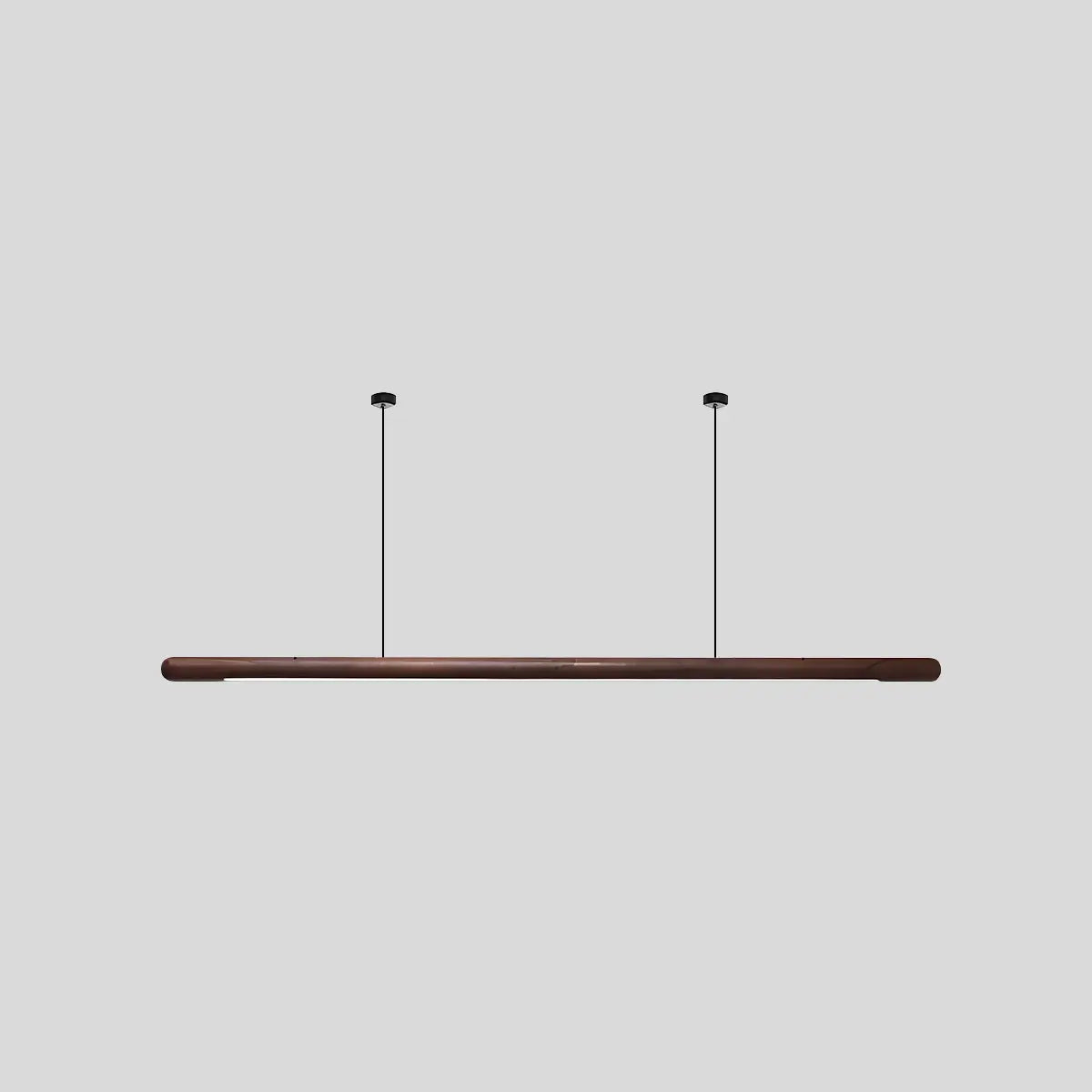 flairel Svelte Wood Linear Pendant Light for Kitchen