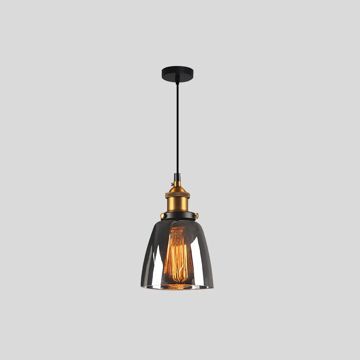 flairel Mabel Glass Pendant Light for Kitchen Island