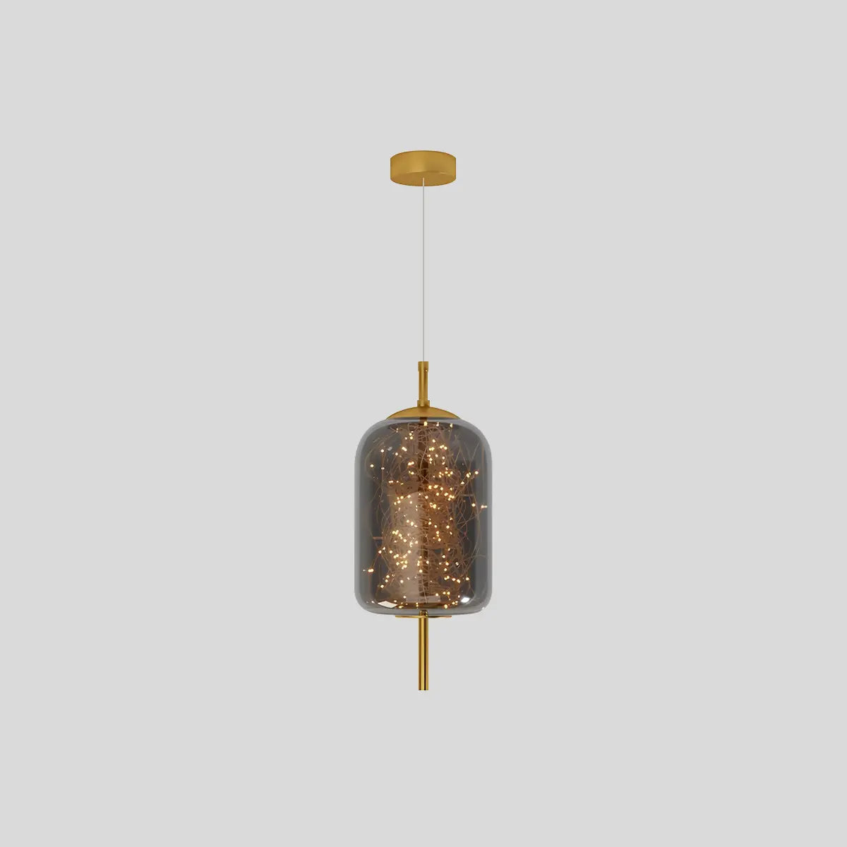 flairel Twirl Modern Pendant Light for Bedroom