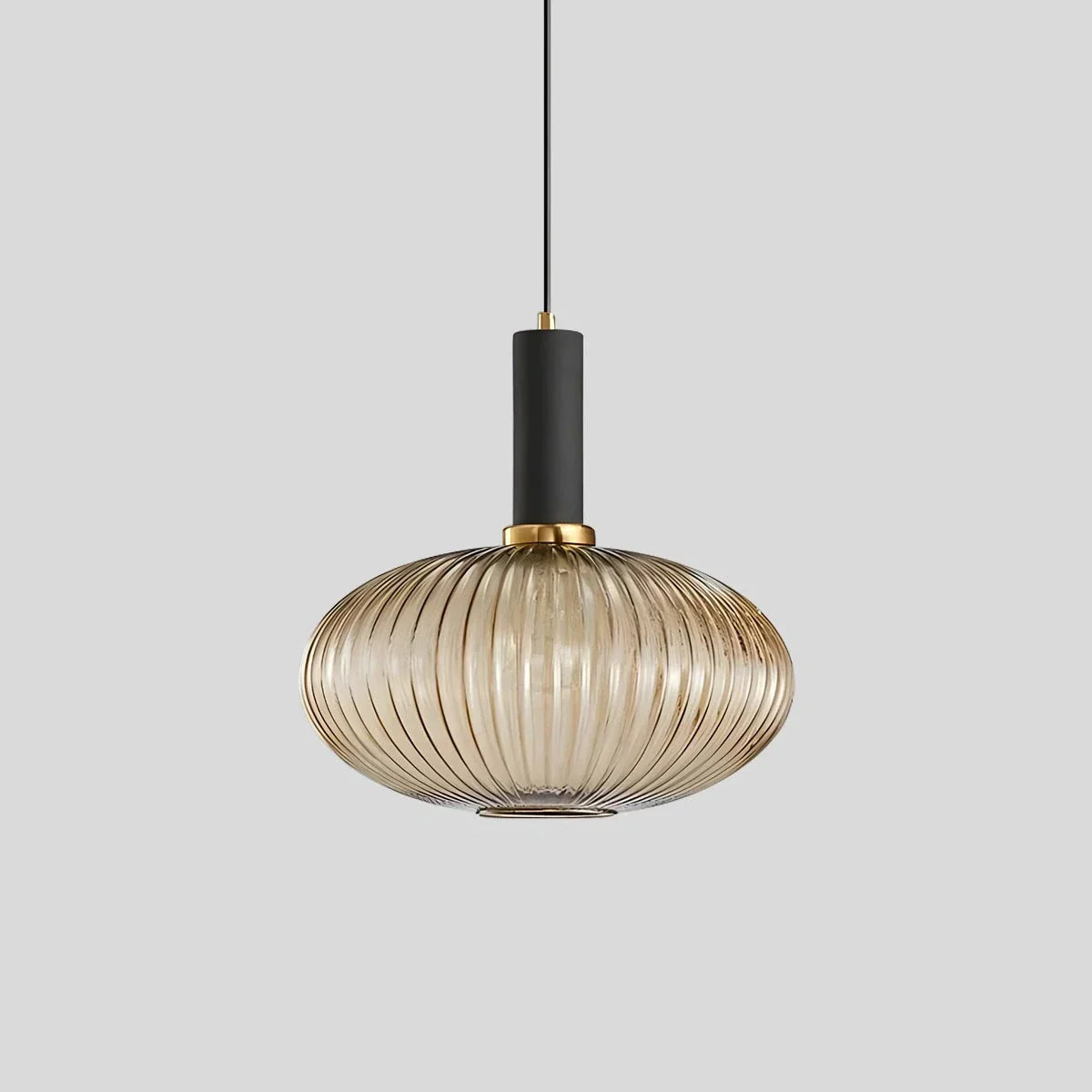 flairel Nordic Vintage Glass Striped Pendeant Light