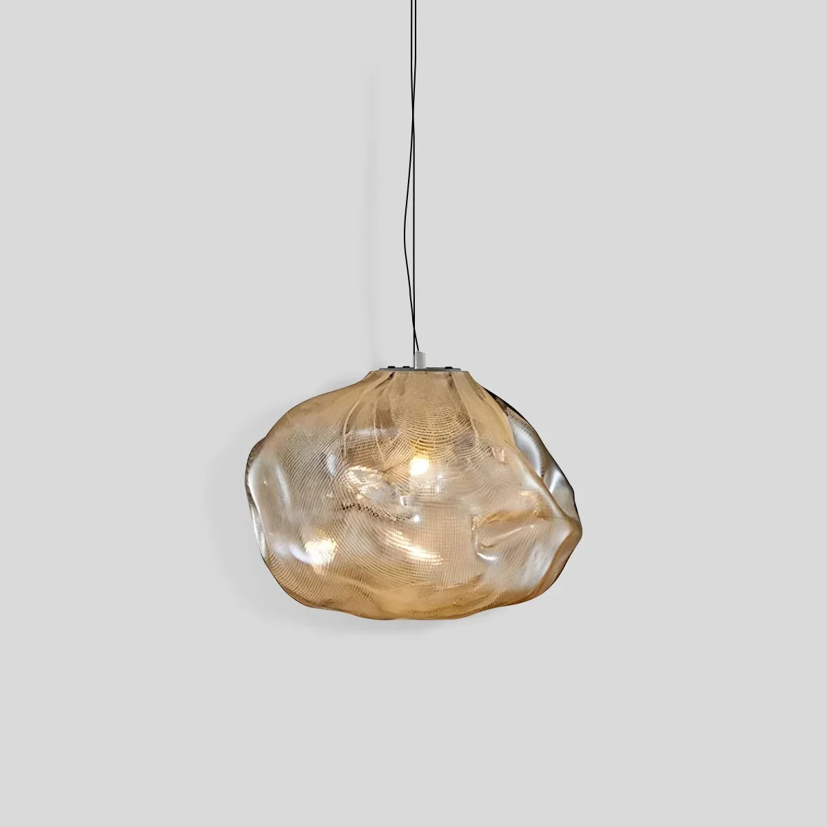 flairel Light Luxury Cloud Shape Glass Pendant Light