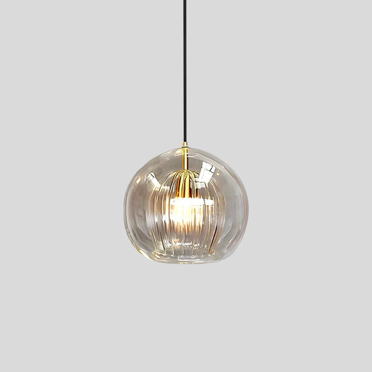 flairel Nordic Glass Globe Pendant Light for Modern Interiors