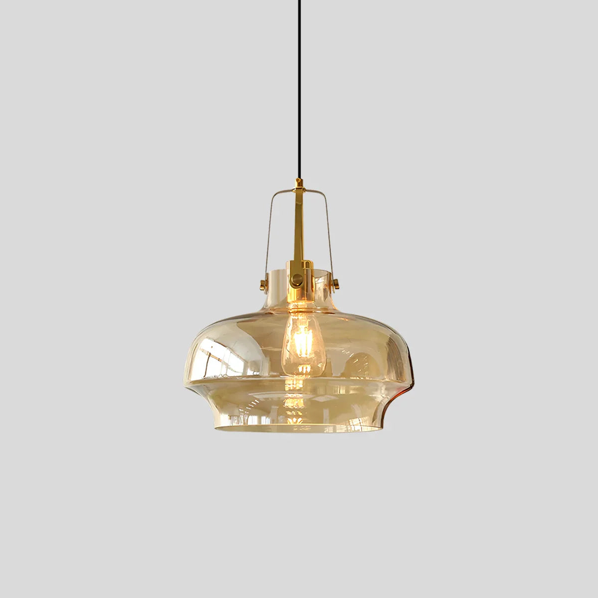 flairel Nordic Minimalist Dining Room Glass Pendant Light