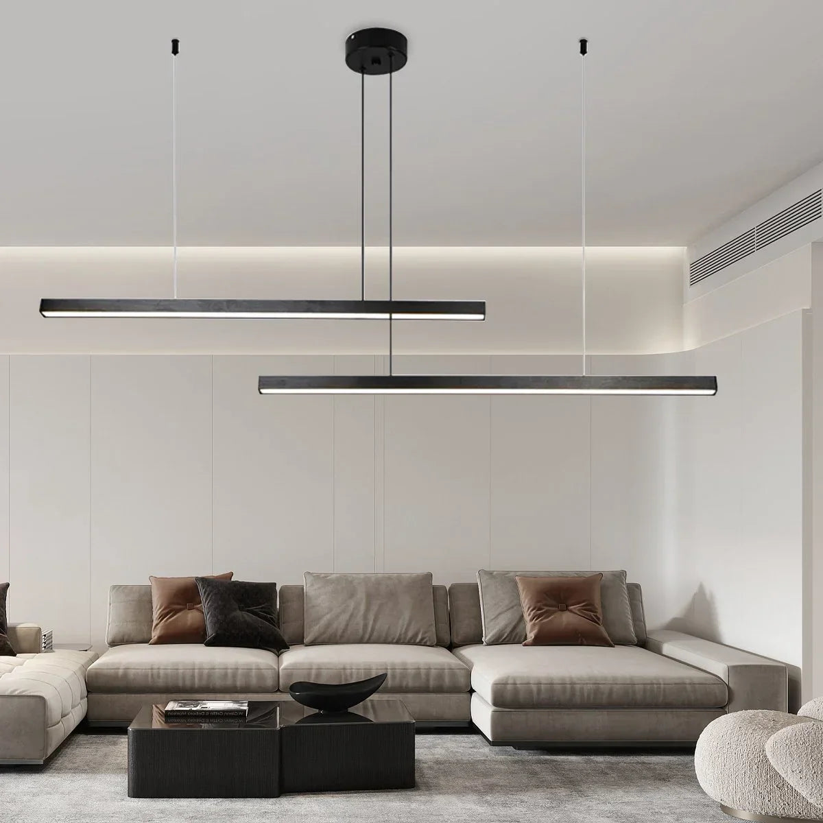 flairel Multi Light Sticks LED Chandelier for Living Room