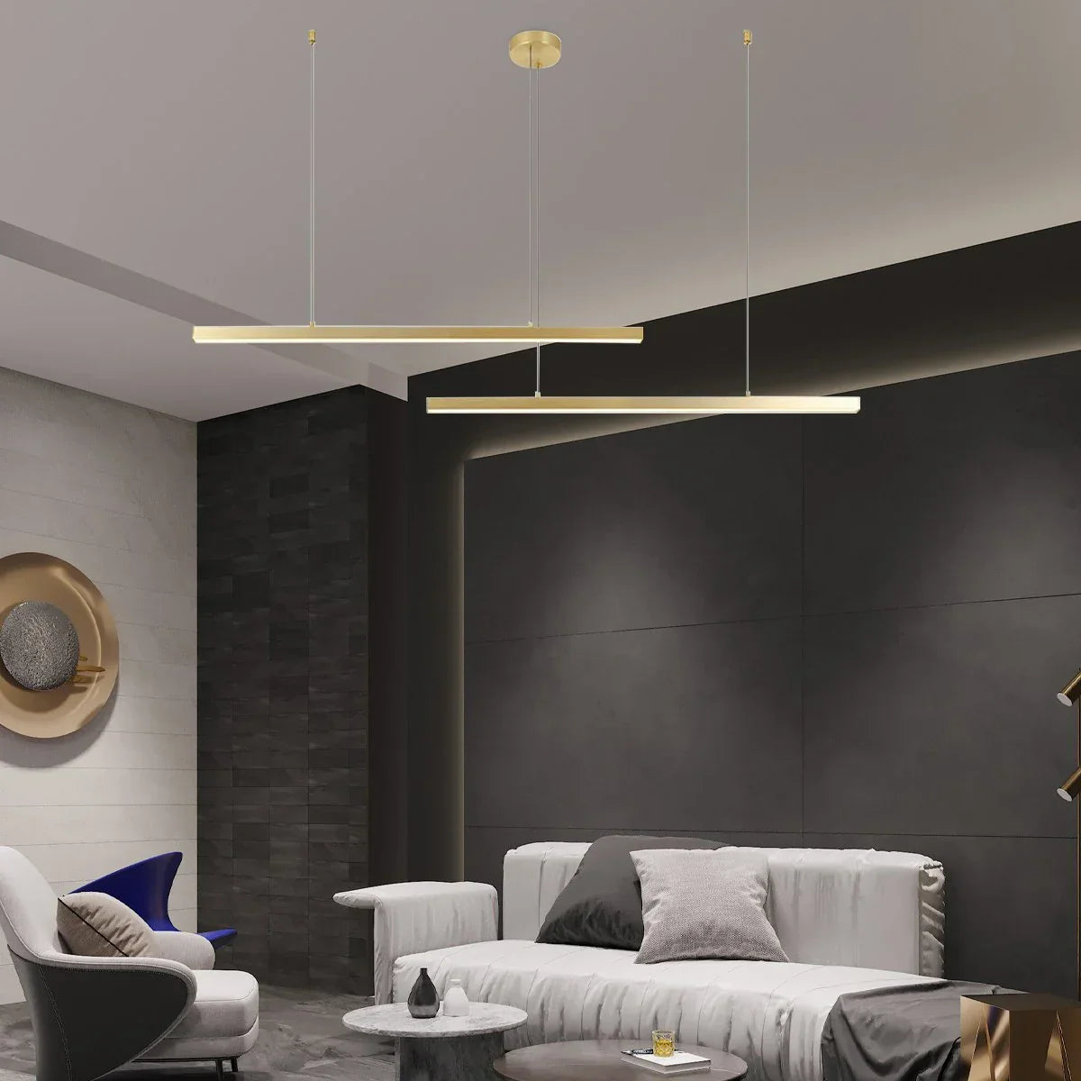 flairel Multi Light Sticks LED Chandelier for Living Room