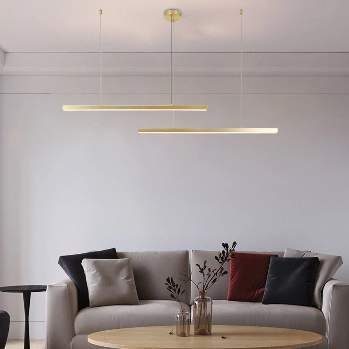 flairel Multi Light Sticks LED Chandelier for Living Room