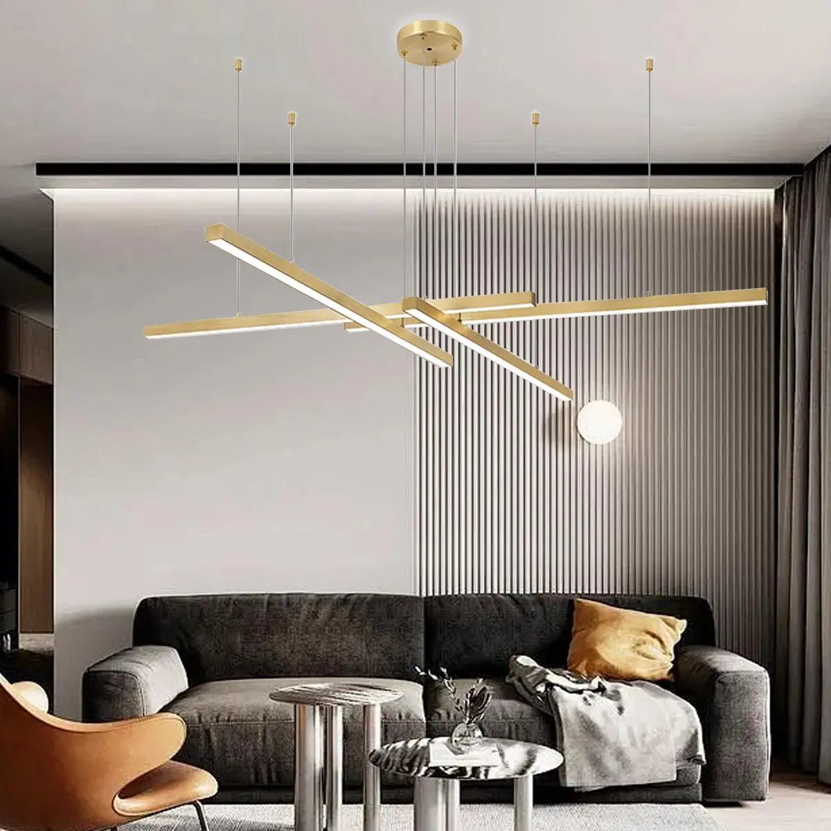 flairel Multi Light Sticks LED Chandelier for Living Room