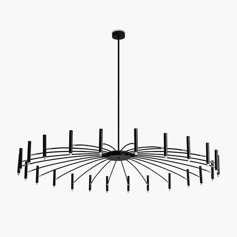 flairel Modern Adjustable Candelabra Chandelier for Living Room