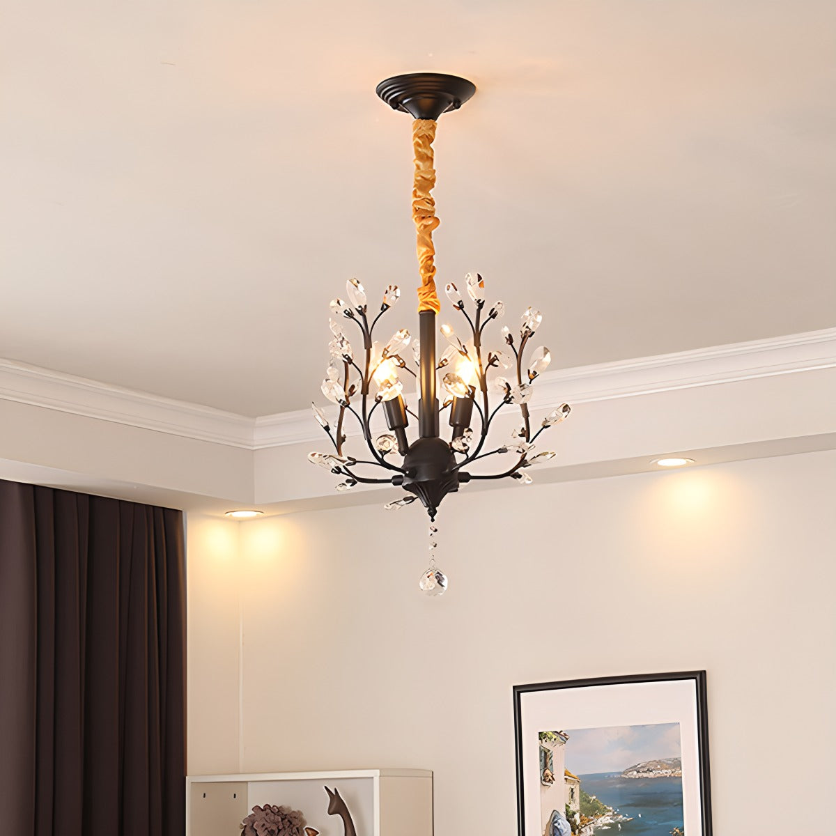 flairel Branch Crystal Chandelier for Living Room