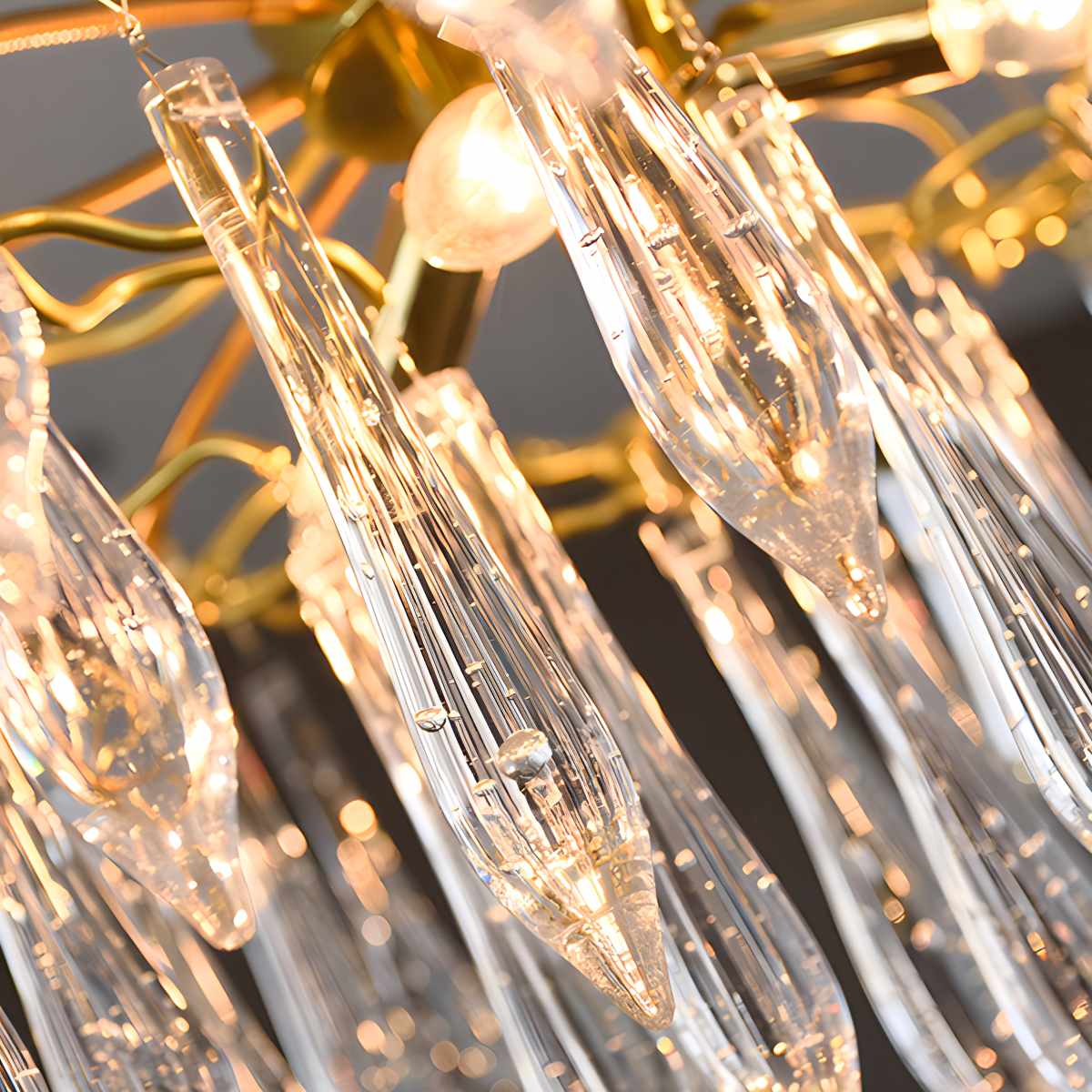 flairel Branch Water Droplet Chandelier