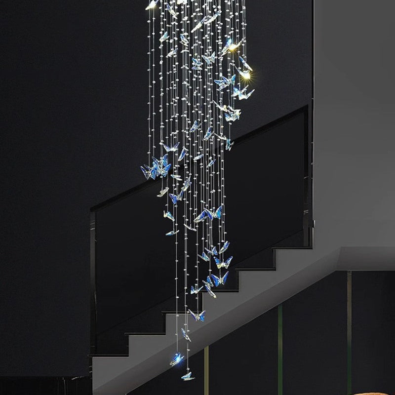 flairel Butterfly Chandelier Hanging Lights for Staircase