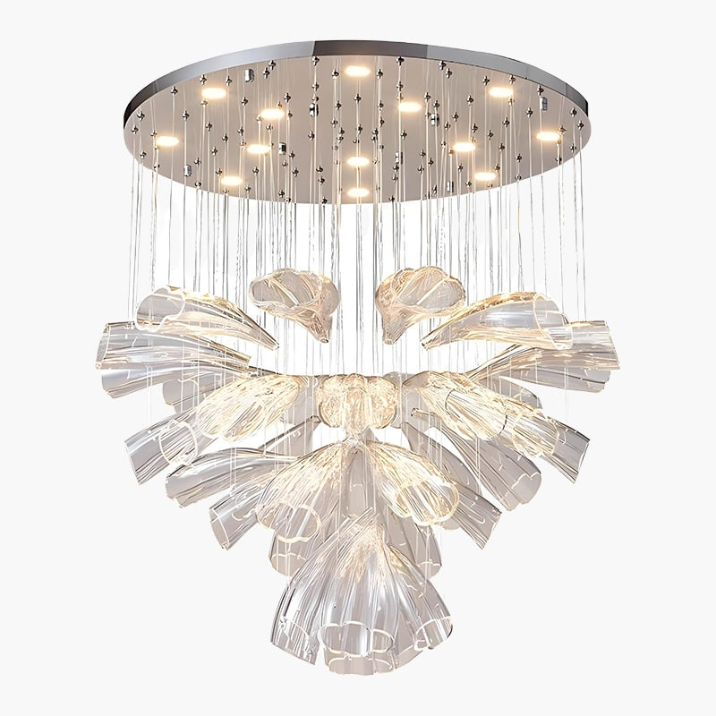 flairel Italian Luxury Creative Bud Ceiling Chandelier