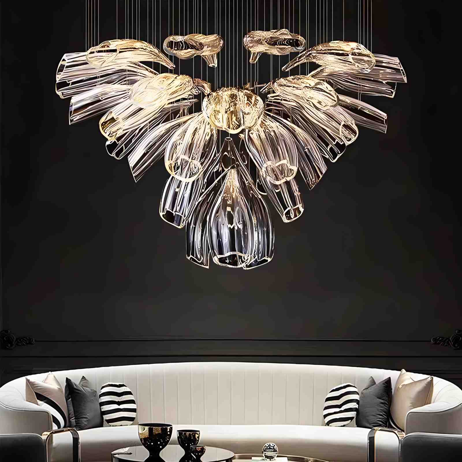 flairel Italian Luxury Creative Bud Ceiling Chandelier