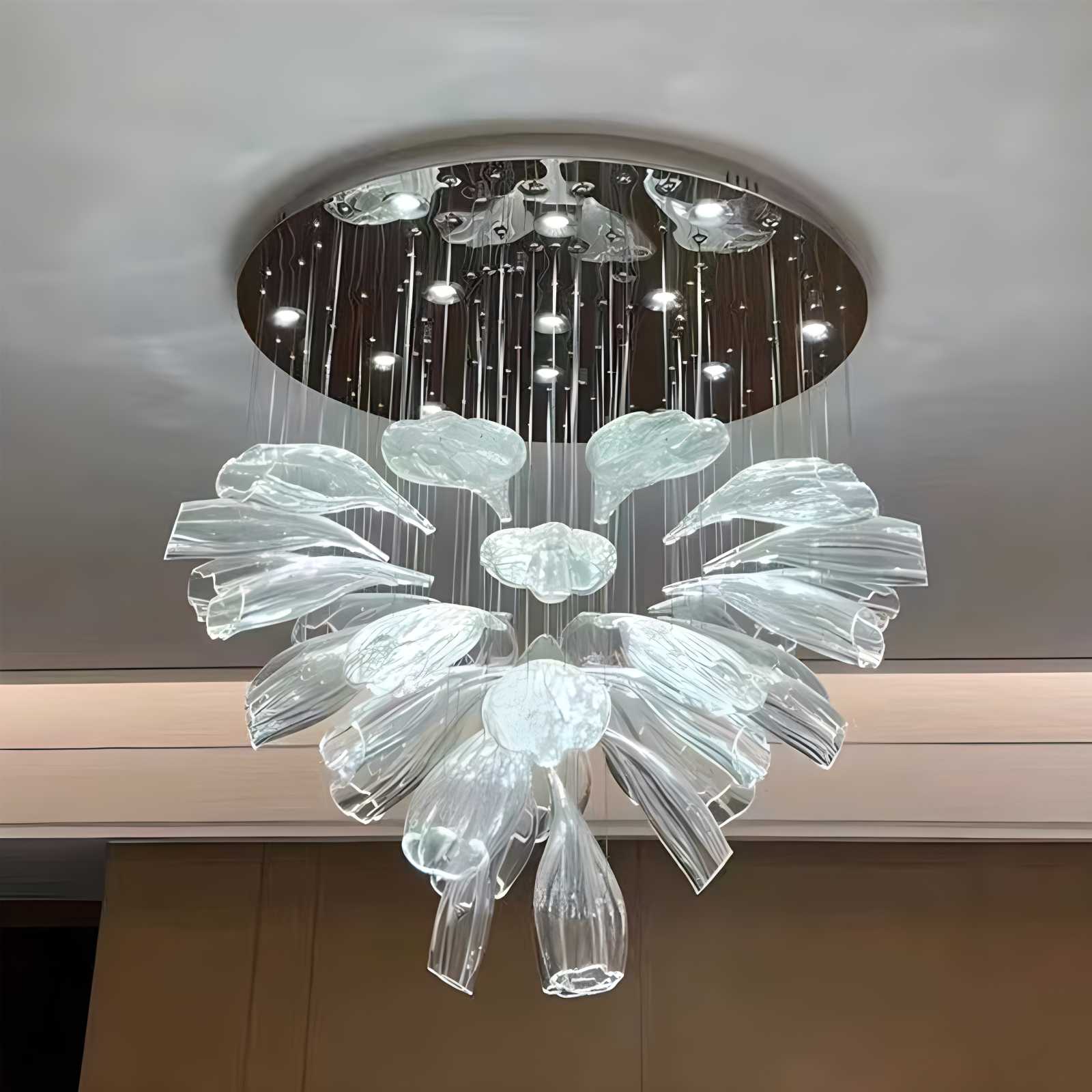 flairel Italian Luxury Creative Bud Ceiling Chandelier