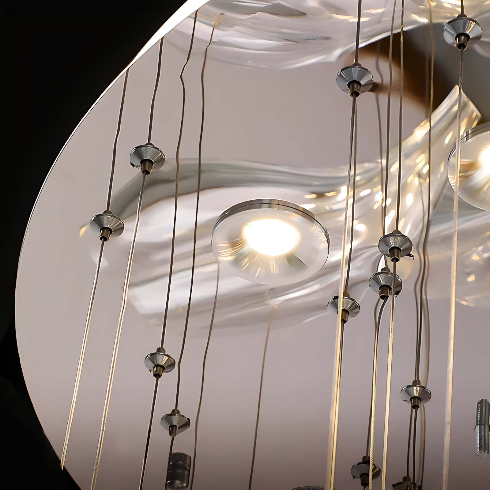 flairel Italian Luxury Creative Bud Ceiling Chandelier