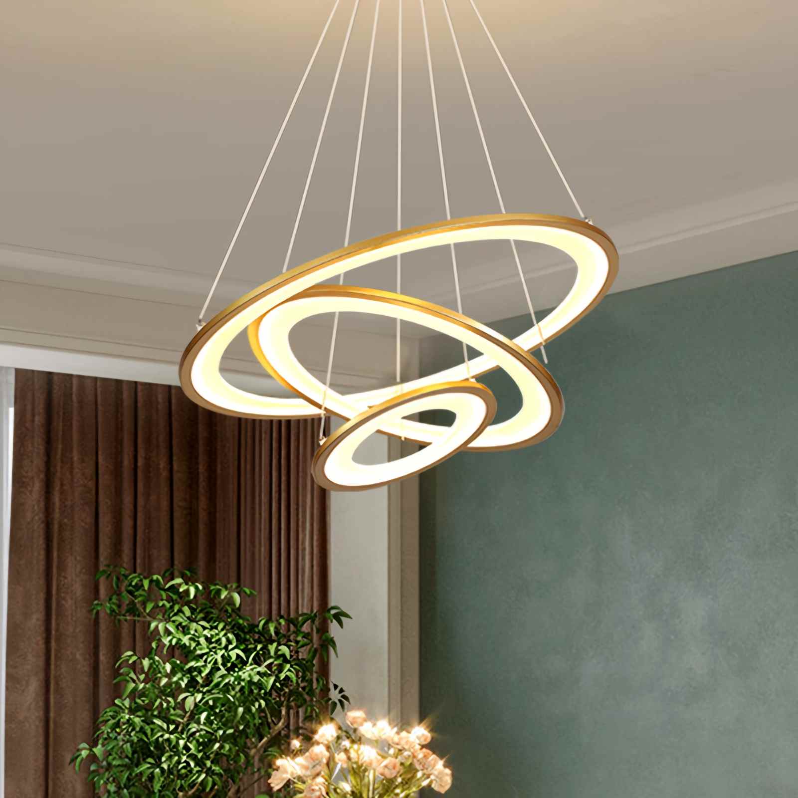 flairel Creative Minimalist Ring Chandelier