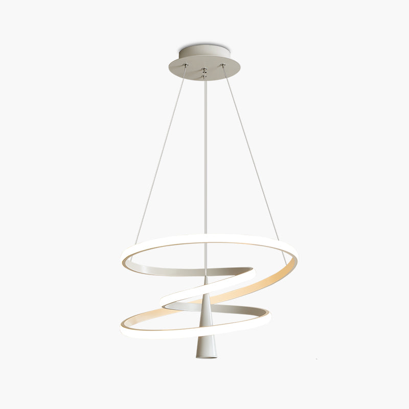 flairel Acrylic Ring Spotlight Chandelier