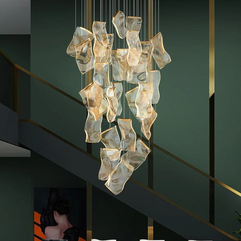 flairel Light Luxury Art Large Chandelier