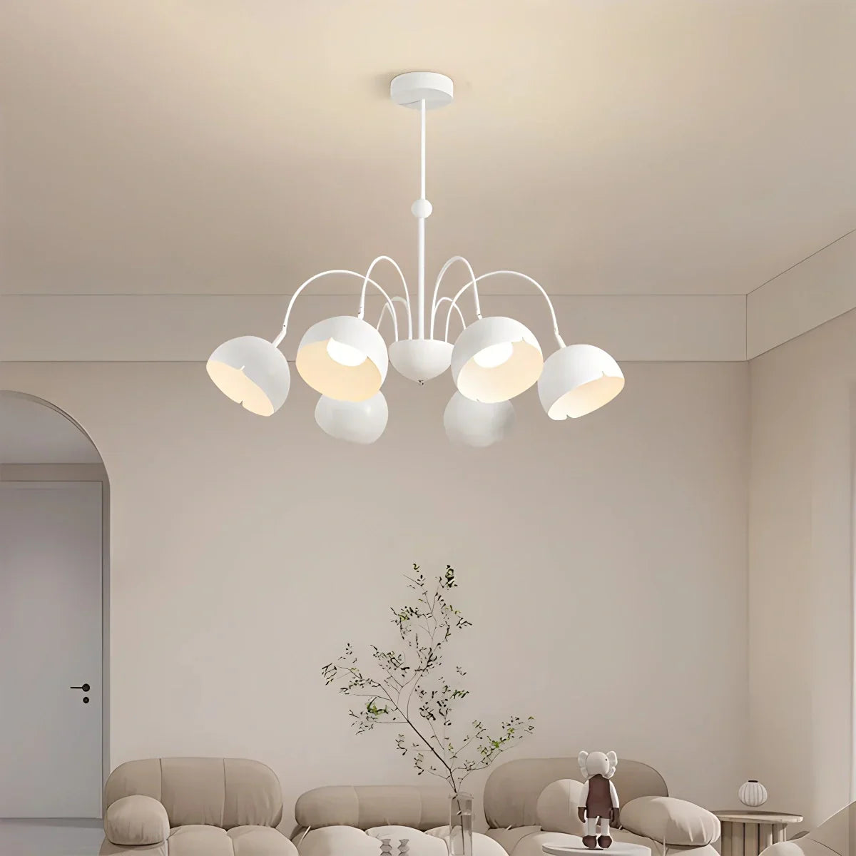 flairel French Flower Shaped Chandelier