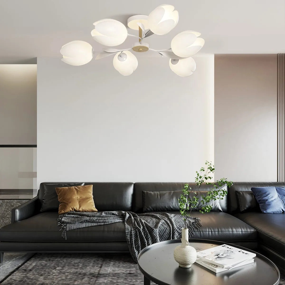 flairel Magnolia Bud Living Room Chandelier