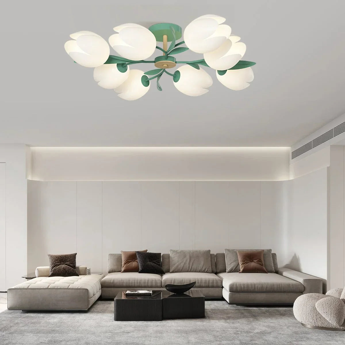 flairel Magnolia Bud Living Room Chandelier
