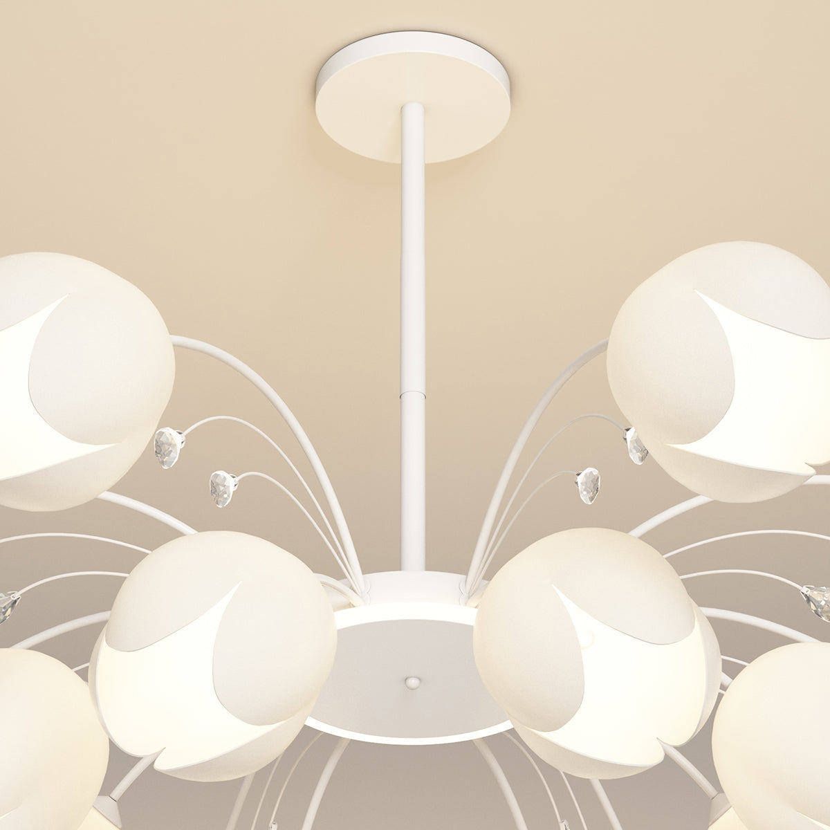 flairel Nordic Simple Flower Chandelier