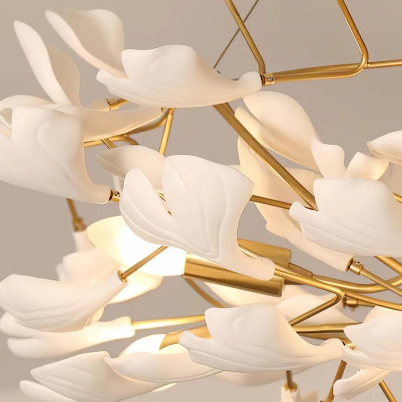 flairel Ginkgo Chandelier-A for Bedroom Living Room