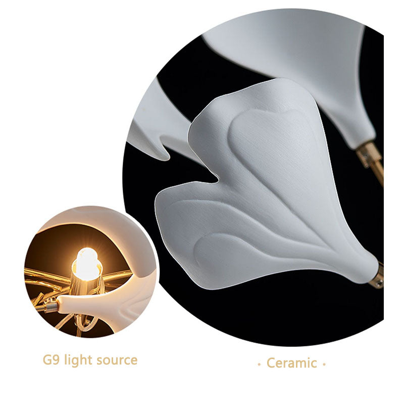 flairel Ginkgo Chandelier-C Hanging Light Fixtures
