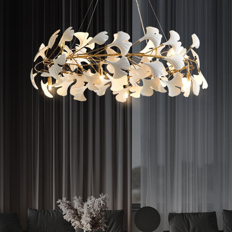 flairel Ginkgo Chandelier-C Hanging Light Fixtures