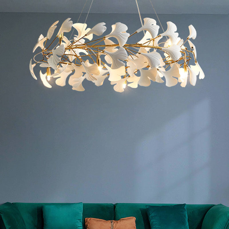 flairel Ginkgo Chandelier-C Hanging Light Fixtures