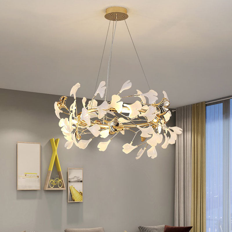 flairel Ginkgo Chandelier-C Hanging Light Fixtures