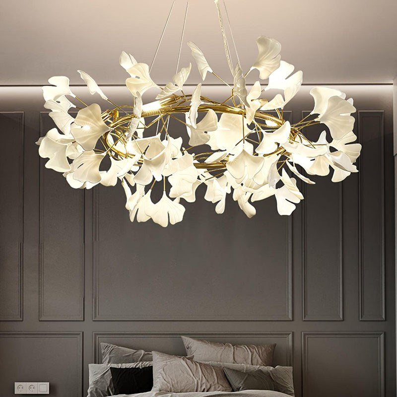 flairel Ginkgo Chandelier-C Hanging Light Fixtures