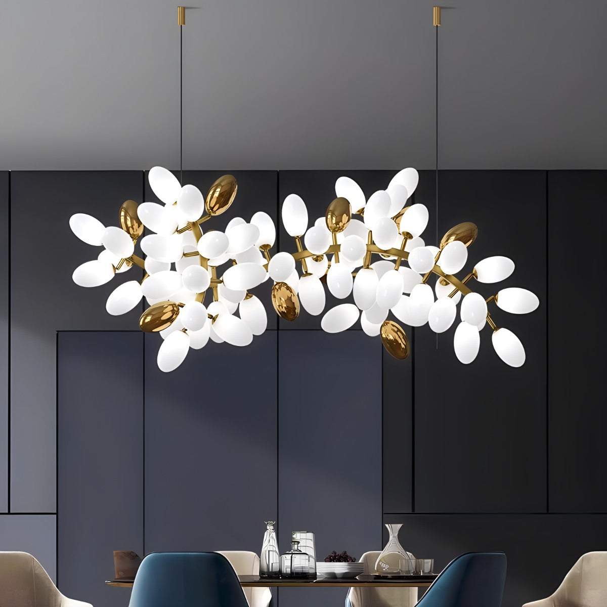 flairel Nordic Grape Shape Chandelier