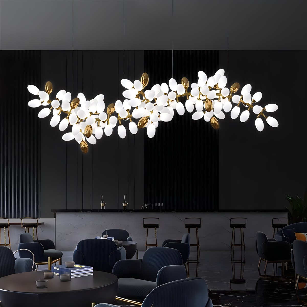 flairel Nordic Grape Shape Chandelier