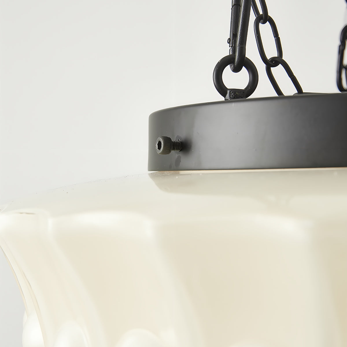flairel Hailie Vintage French Dome Pendant Light for Living Room