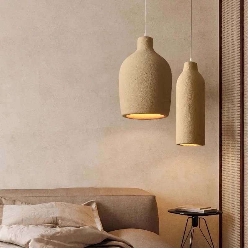 flairel Simple Gypsum Pendant Lights for Dining Room