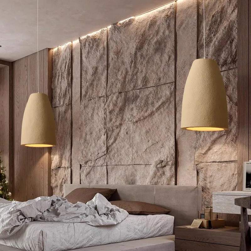 flairel Simple Gypsum Pendant Lights for Dining Room