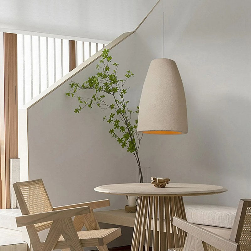 flairel Simple Gypsum Pendant Lights for Dining Room