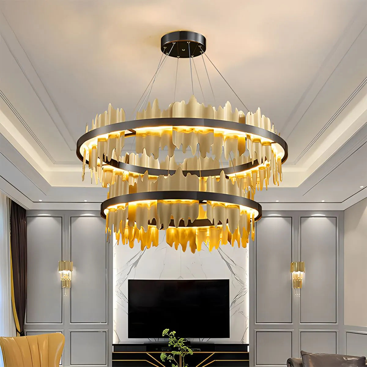 flairel Modern Creative Round Chandelier