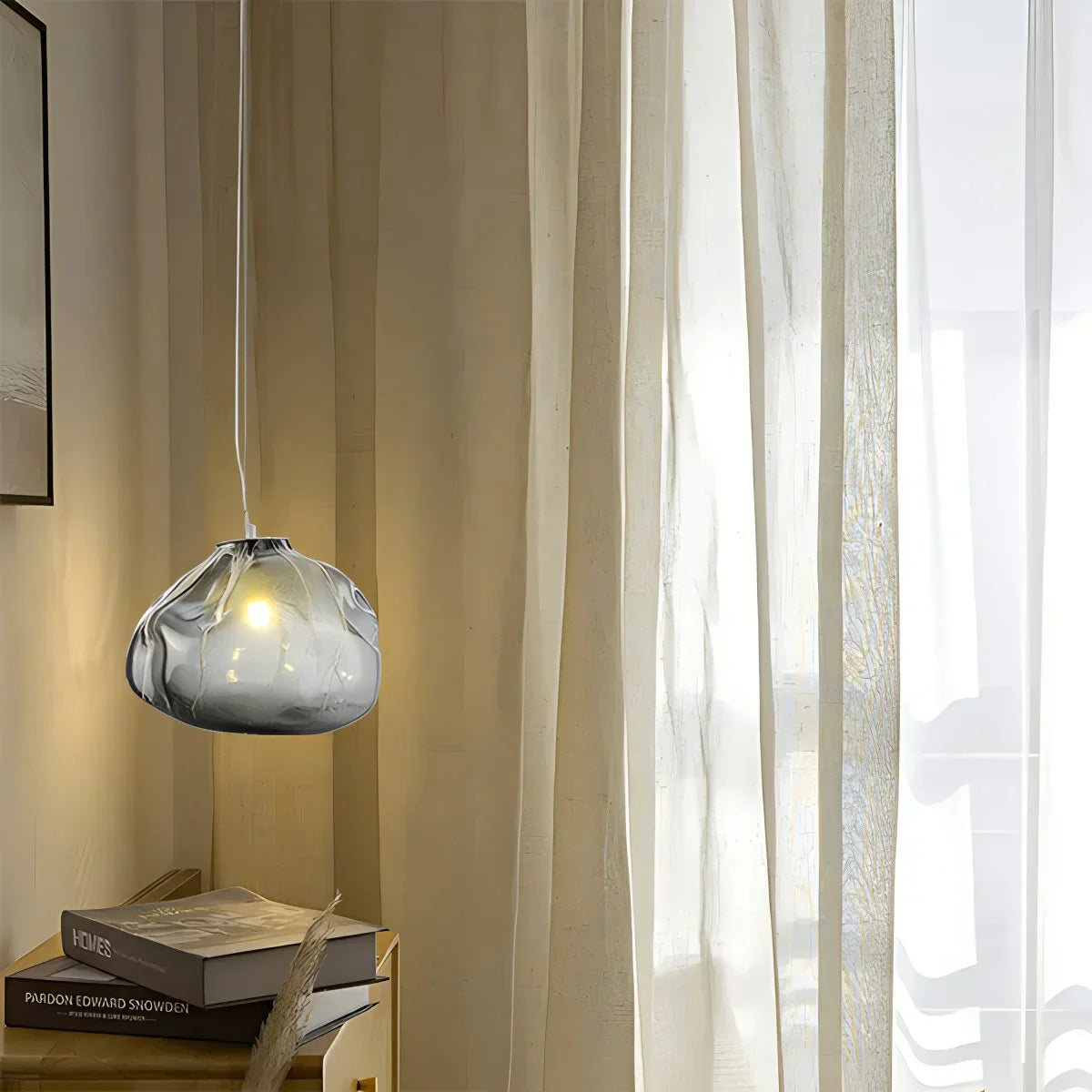 flairel Light Luxury Cloud Shape Glass Pendant Light