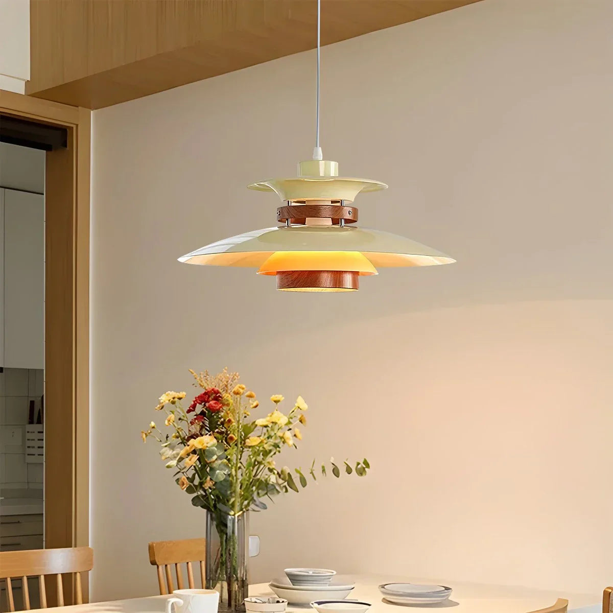 flairel Mercero UFO Pendant Light for kitchen Dining Area